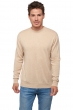 Cachemire Naturel pull homme col rond natural ness 4f natural beige 3xl